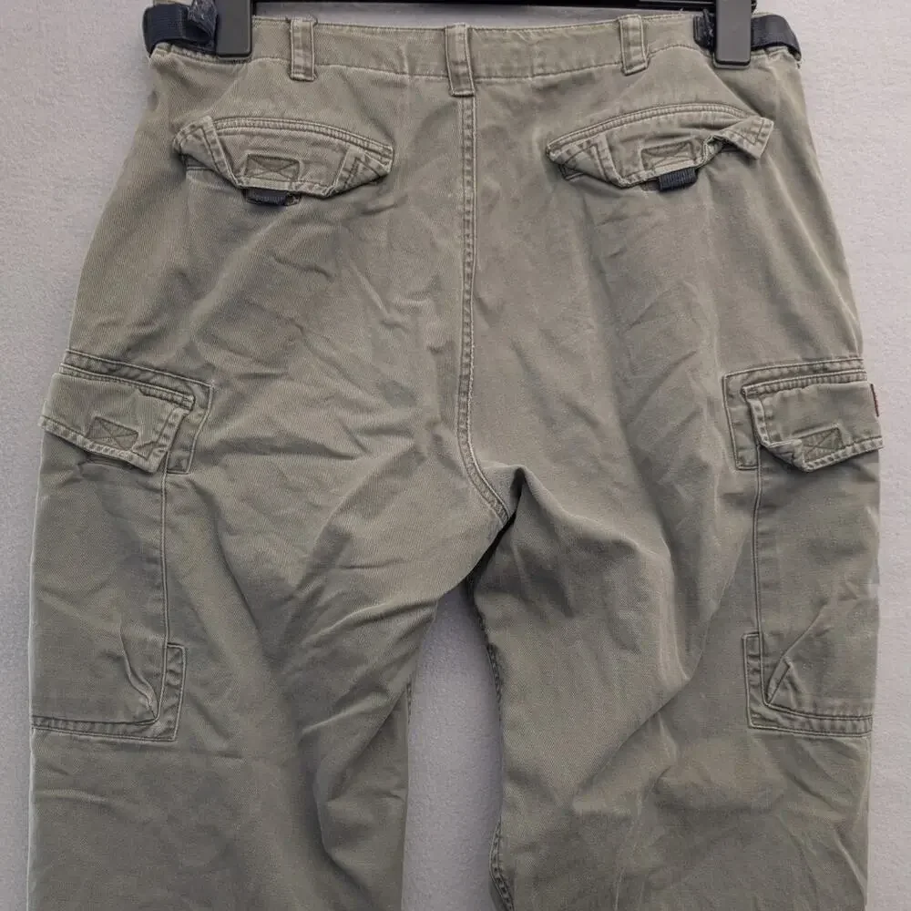 Vintage Abercrombie and Fitch Pants Mens L Brown Cotton Nylon Cargo Gorpcore Y2K
